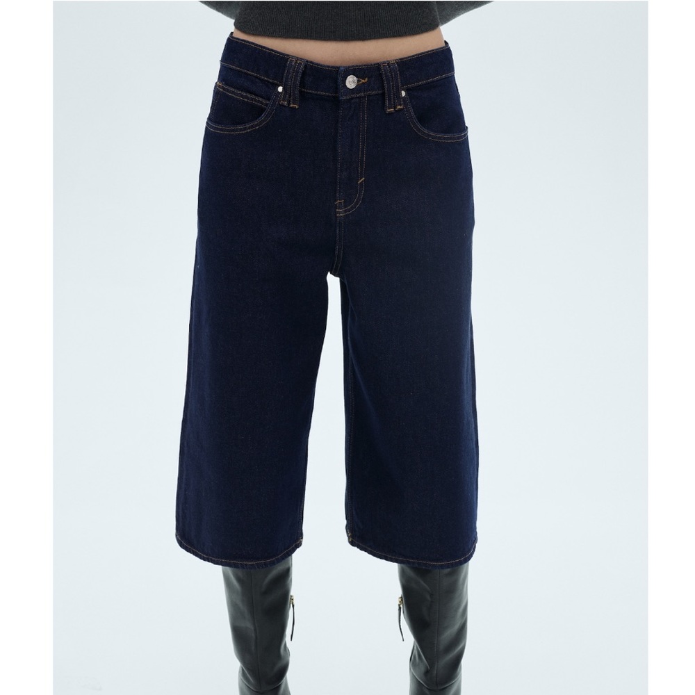 Denim Bermuda shorts